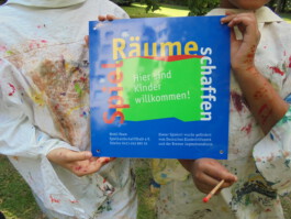  SpielRäume schaffen Schild